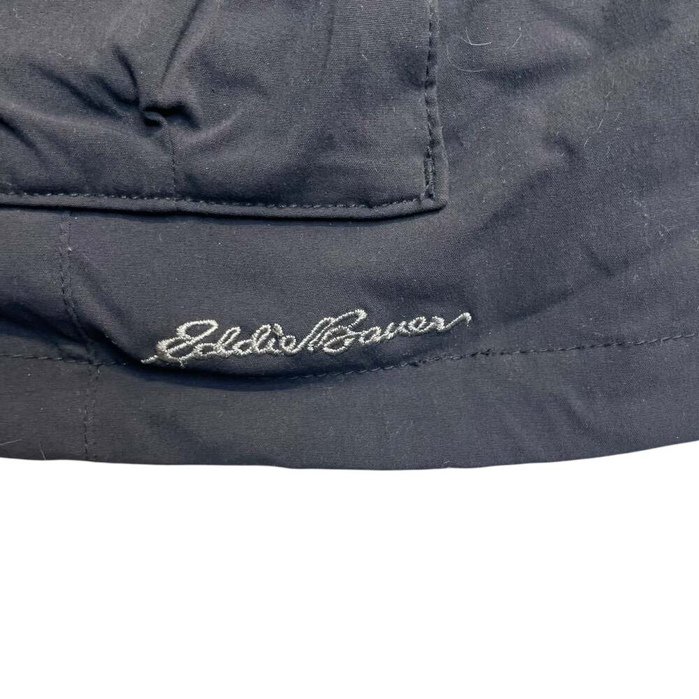 Eddie Bauer Travex Women’s Large Black Hooded Utility Jacket Lightweight - Picture 3 of 7